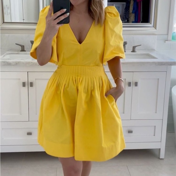 Banana Republic Dresses Banana Republic Yellow Mini Dress Poshmark